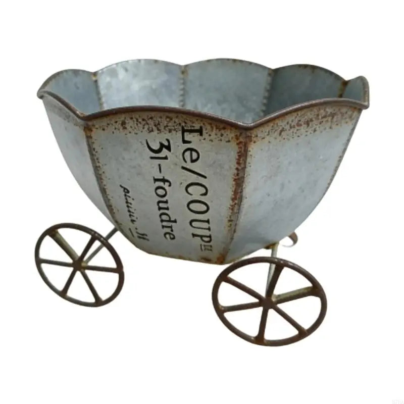 Classical Wrought Iron Creative Flower Pot Home Furnishing Outdoor Gardening Metal Flower Pot Courtyard Garden Decoration 87HA