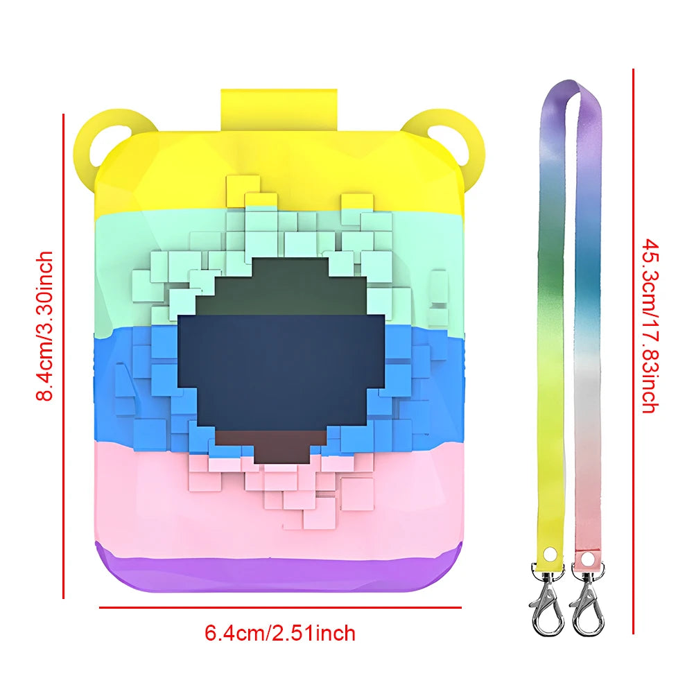 For Bitzee Magicals Interactive Toy Protective Case With Lanyard Soft Silicone Cover Case Anti-Scratch Protective Skin Sleeve