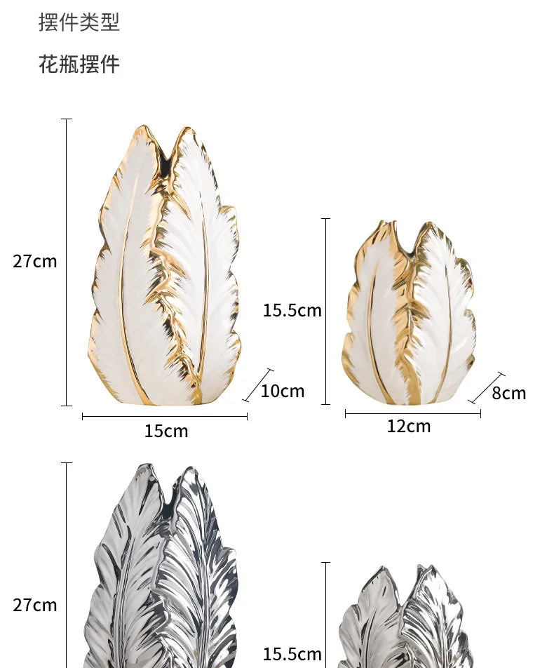ceramic high-end vase Pottery Vase personalized living room foyer decoration creative home decoration Crafts ornament sculpture