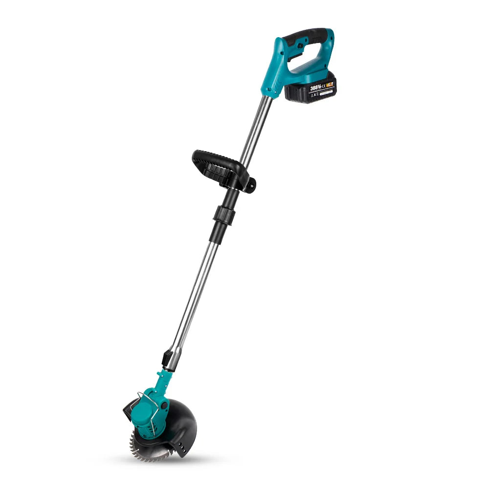 Cordless Electric Lawn Mower Foldable Adjustable Trimmer Efficient Garden Pruning Cutting Power Tools For Makita 18V Battery Pin