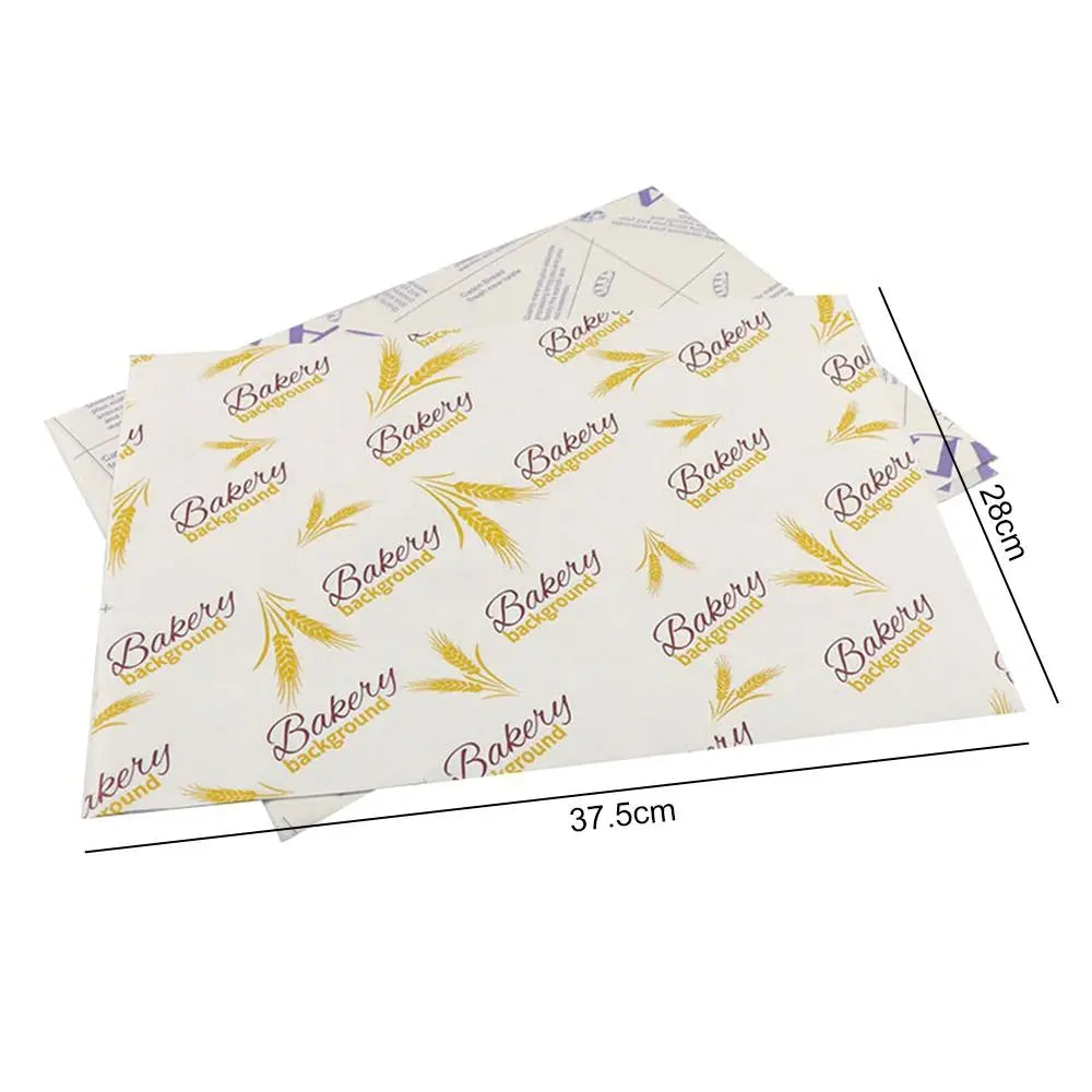 Non-stick Newspaper Style Food Wrappers Paper Wrapping Paper Wrapping Paper Wax Paper Oil-proof Baking Paper Food Packaging