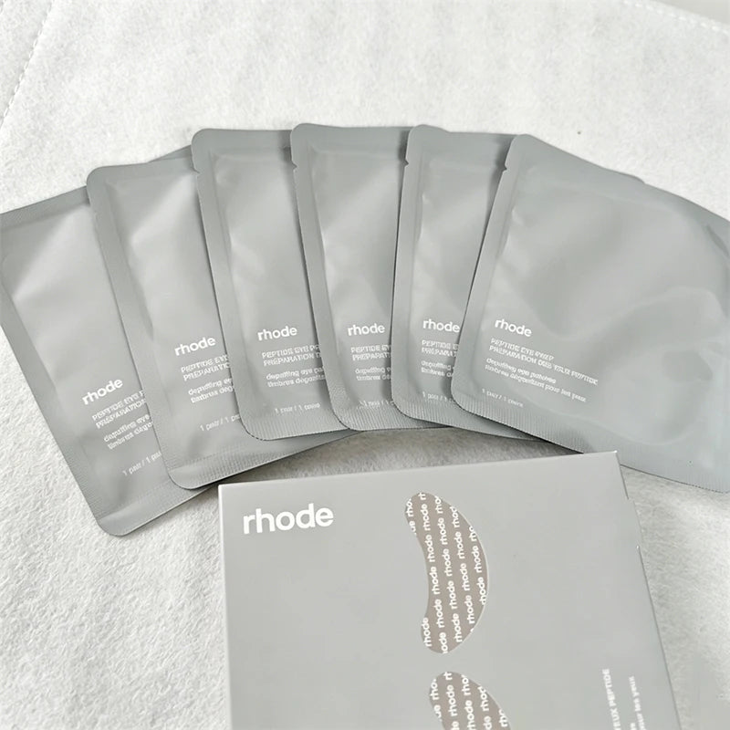 Rhode×The Biebers Limited Edition Lip Gloss Facial Pimple Patch Caffeine Cream Mask Banana Peel Eye Patch Moisturizing Treatment