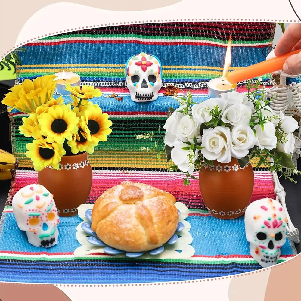 6 Pcs 16Oz Cantaritos De Barro Mexicanos Shooters Pottery Taco Tuesday Mexican Clay Cup Fiesta De Barro Mexicanos Cocktail Cups