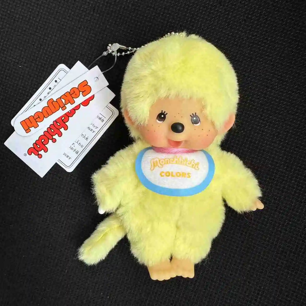 2025 Original 13cm Monchichi Cute And Fun Colorful Hair Basic Classic Pendant Model Toy Soft Children Adult Birthday Kid Gifts