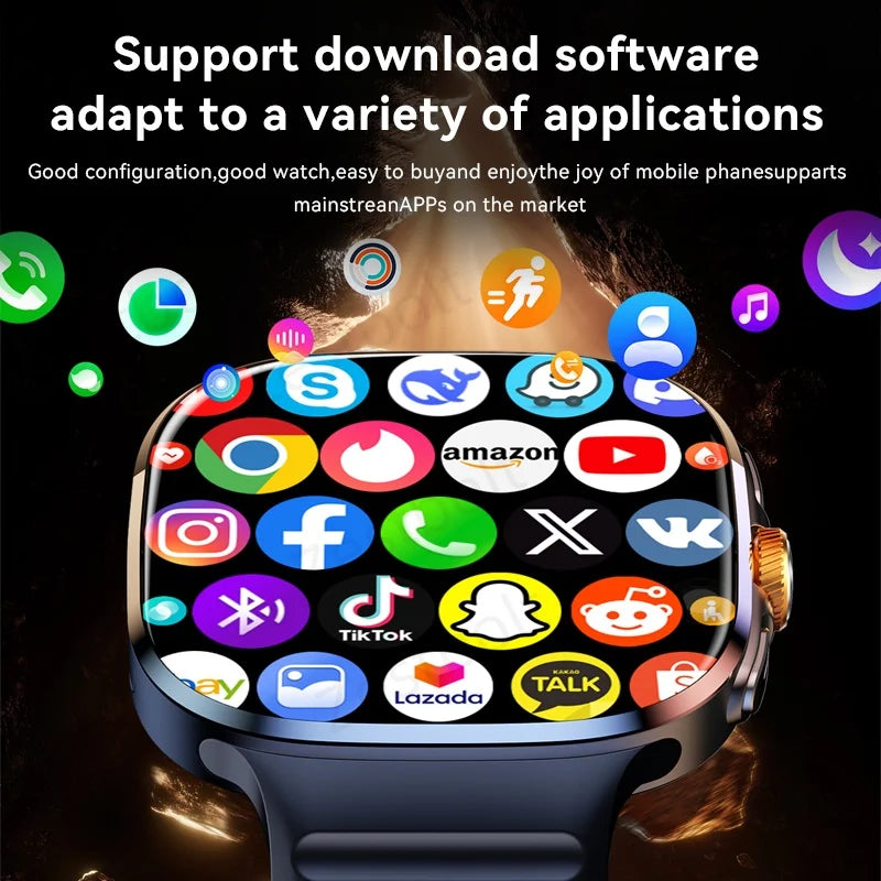Global Version 5G Smartwatch 2.4 inch Amoled Screen insert Sim Card GPS WIFI 190° Rotating Camera Game Android 10.0 Smart Watch