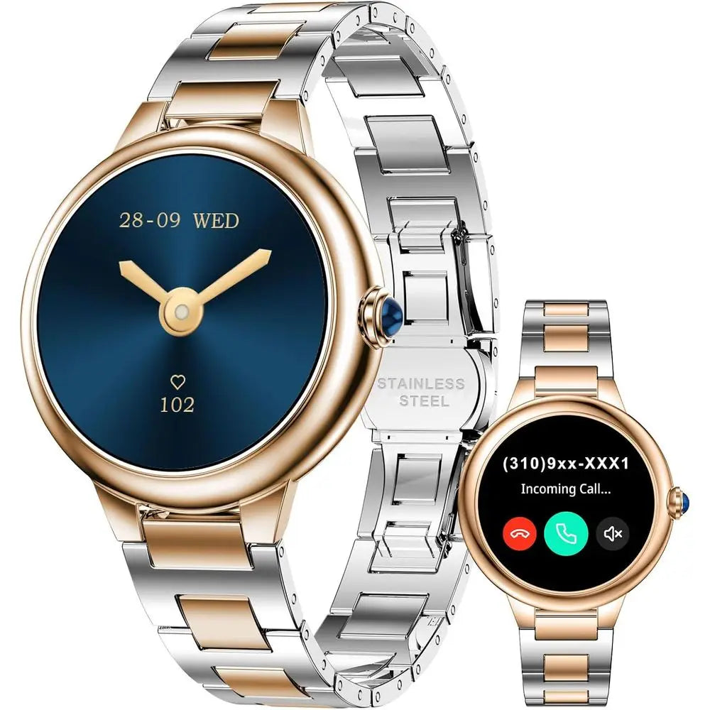 SOUYIE 2026 Luxury Smart Watch or Women, 1.19" AMOLED Display, DA GPT Smartwatch, Heart Rate, Sleep Monitor, 107 Sports es itn,