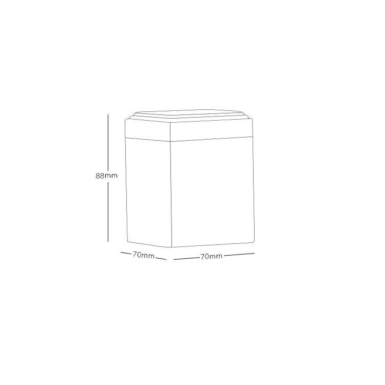 Tea Sealed Box  Kitchen Storage Container Jar Tin Square Can Candy Iron Canister Vintage Tea  Box
