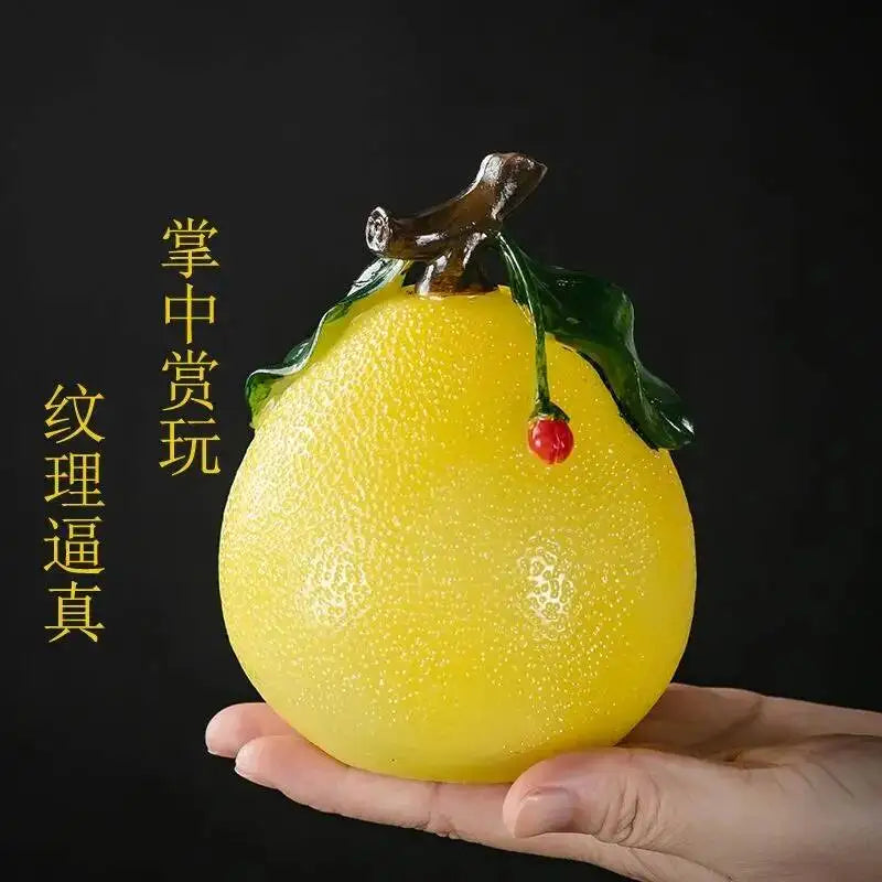 Tiktok Net Red Color Tea Pet Individuality Creativity Grapefruit Temptation Tea Ceremony Tea Tray Can Support Household Tea Room