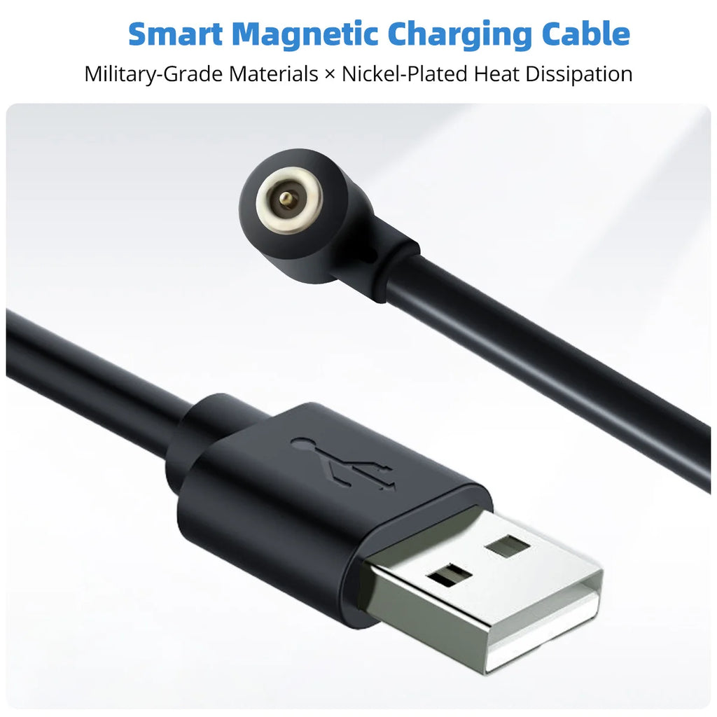 Smart Ring Charge Cable For Smart Ring Dock Connector USB Charging Cable Cord 4MM Magnetic Charger Power Adapter Wire for R02/09