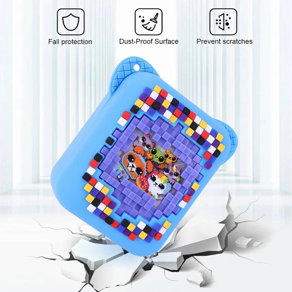 For Bitzee Disneys Digital Pet Protective Case With Lanyard Washable Silicone Cover Case Anti-Scratch Protective Skin Sleeve