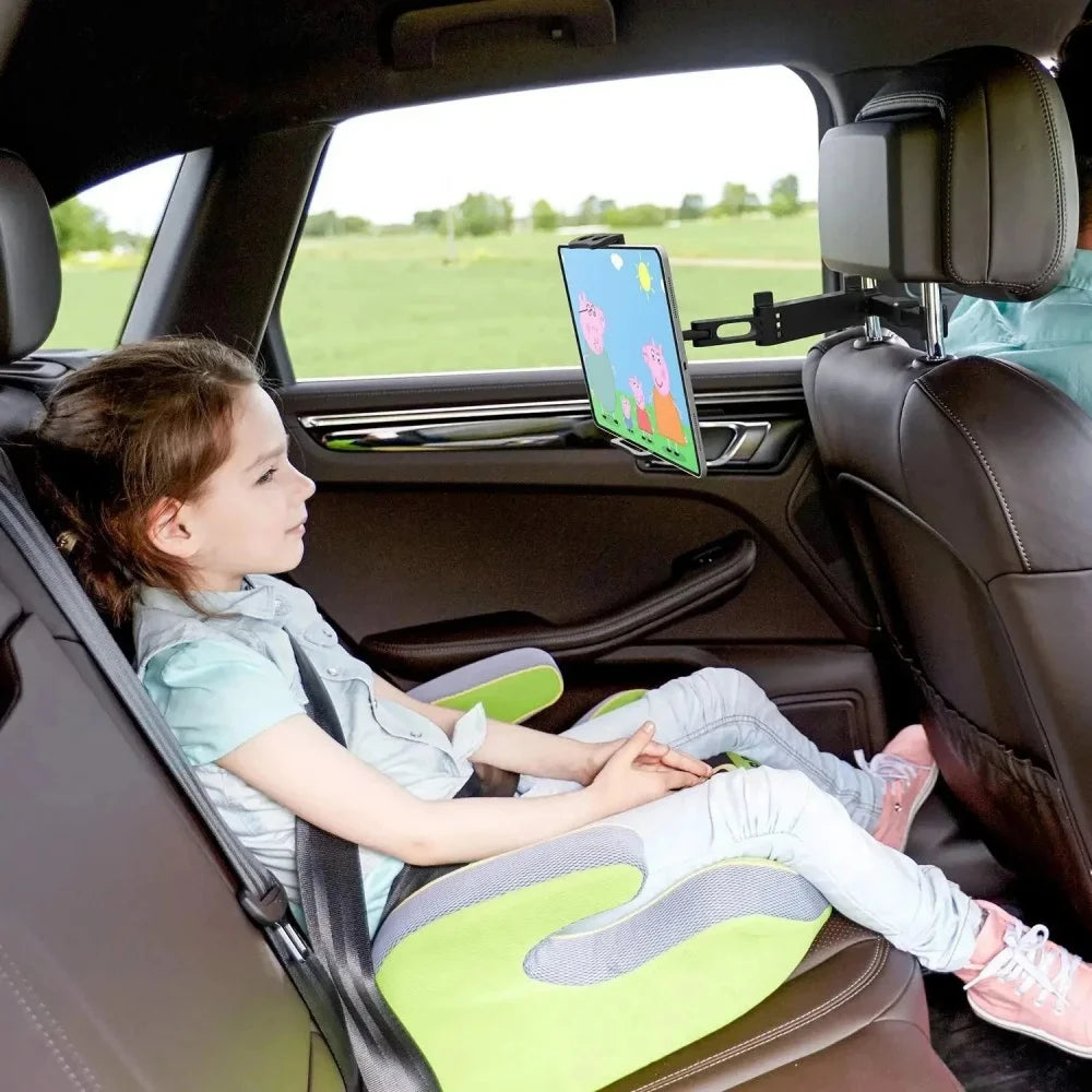 Universal Car Headrest Tablet Mount for IPads, and Cell Phones - Hands-Free Entertainment for Backseat Passengers