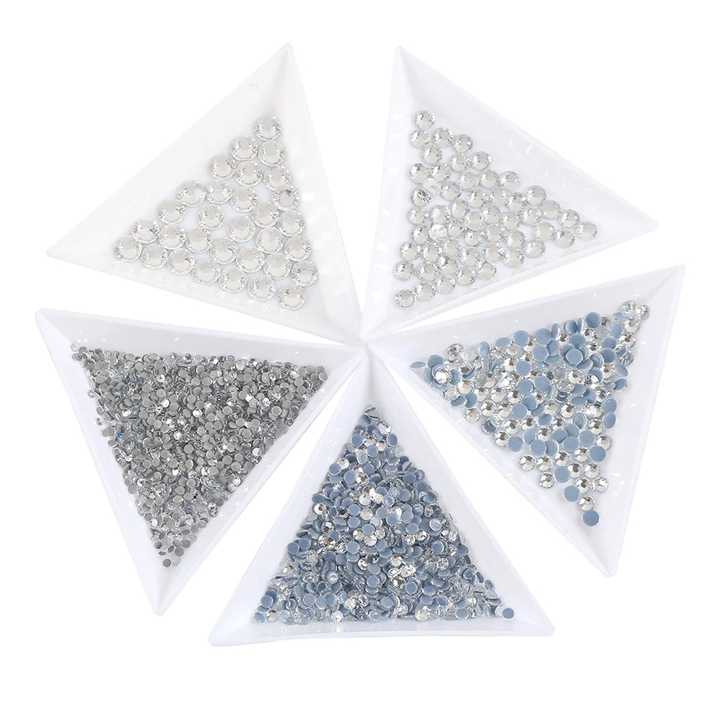 Top Quality Clear Crystal AB Hotfix Rhinestones Hot Fix Glass Strass Iron On Crystal Hotfix Rhinestone For Garment Dress Clothes
