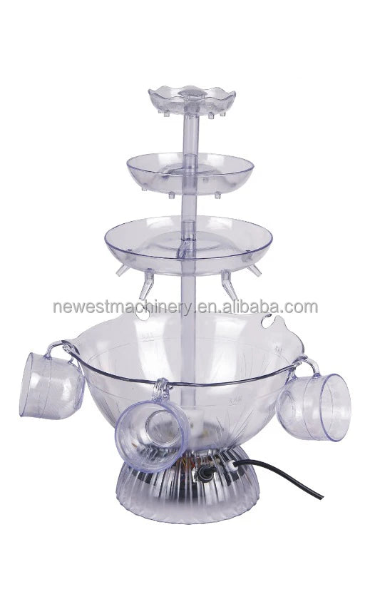 Premium Electric Beverage Fountain Drink Fountain AS Decanter for Parties