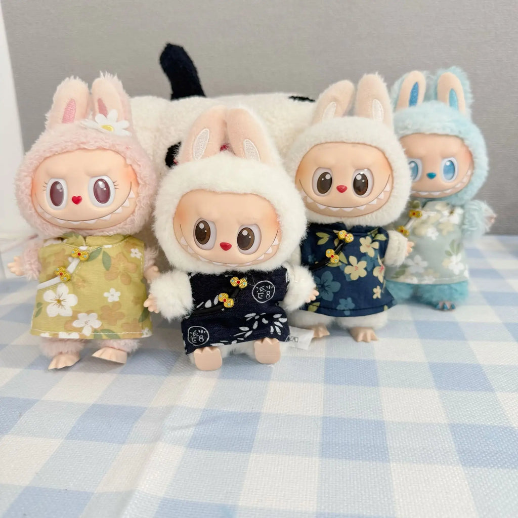 Labubu Clothing Tang Costume Traditional Chinese Garments For Labubu V3 Doll Clothes Outfit Accessories Ropa Labubu