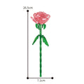 Creativity Potted Plants Bouquet Rose Lily Flower Home Desk Plant Decoration Assemble Building Blocks Bricks Toys Girls Gift