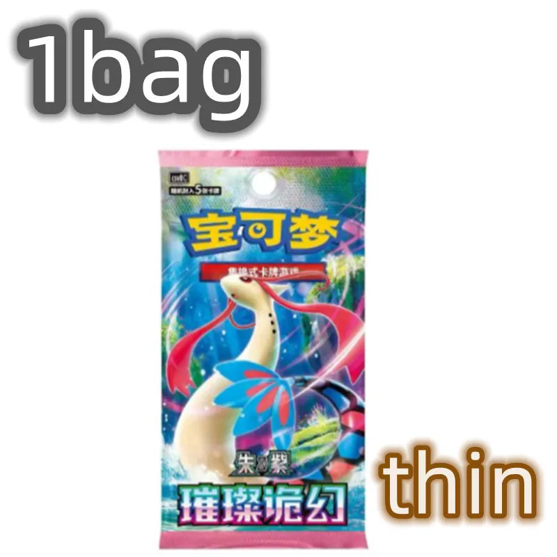 Pokemon Cards Original Trading PTCG Cartoon Simplified Chinese 16.0Bright Fantasy Chinese Version Trading Card Booster Box Gifts
