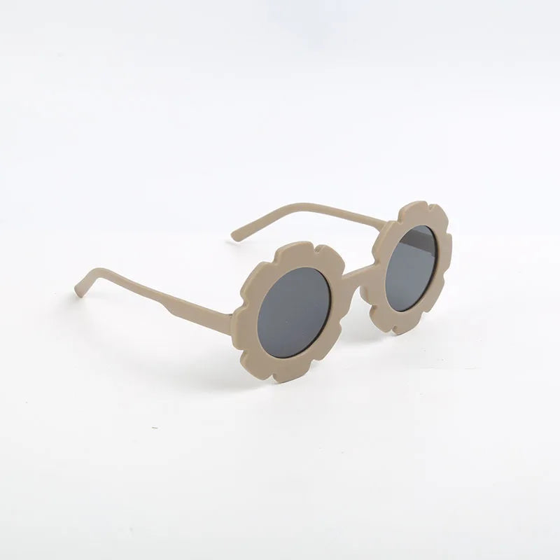 New Cute Multi Color Sunflower Sunglasses For Boys And Girls, UV Resistant Outdoor Style Sunglasses, Children's Glasses