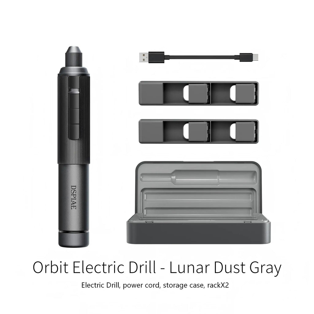 DSPIAE AT-ED01 Orbit Electric Hand Drill Screwdriver for Gunpla Plastic Wooden Soft Metal Drilling Model DIY Assembly Hobby Tool