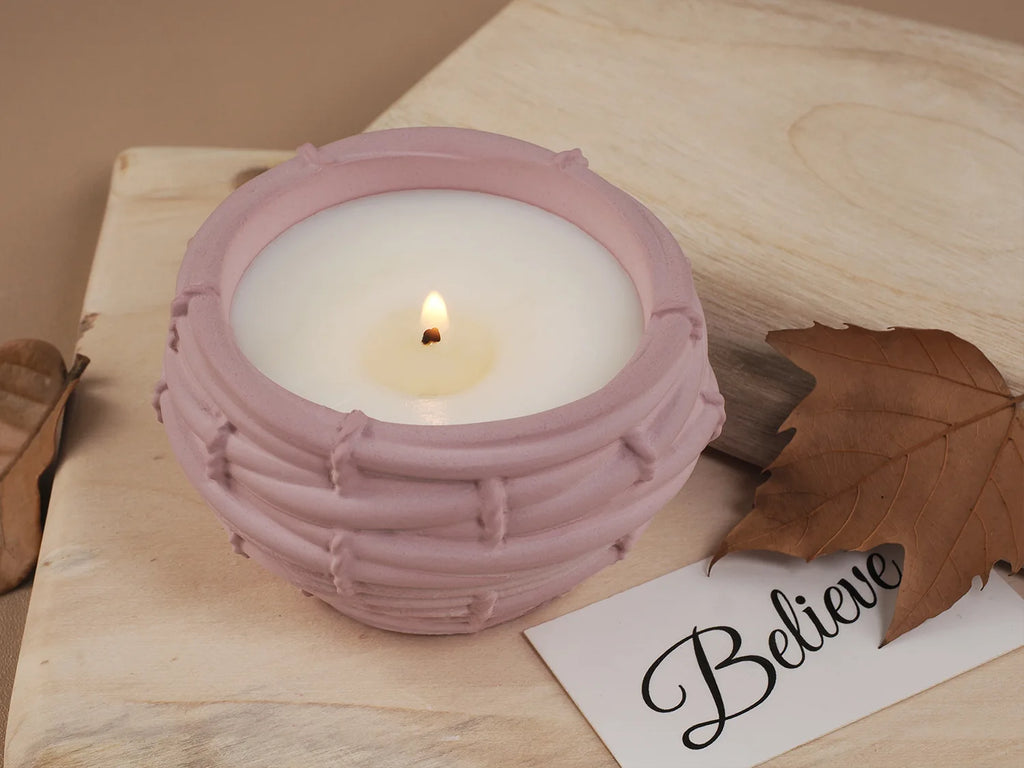 Creative Bamboo Basket Candle Bowl Silicone Mold DIY Bird Nest Flowerpot Concrete Cement Mold Jewelry Storage Tray Craft Casting