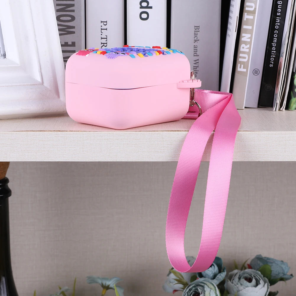For Bitzee Digital Pet Protective Case With Lanyard Silicone Protective Cover Shockproof Storage Bag Portable EVA Carrying Case