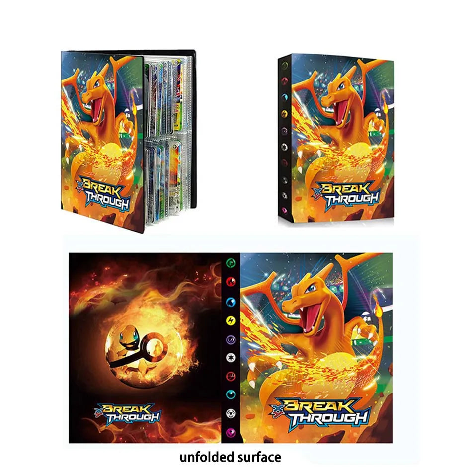 Pokemon Cards Album Book 240Pcs Card Album Creativity New Model Binder HolderCollect Card Book Collection￥