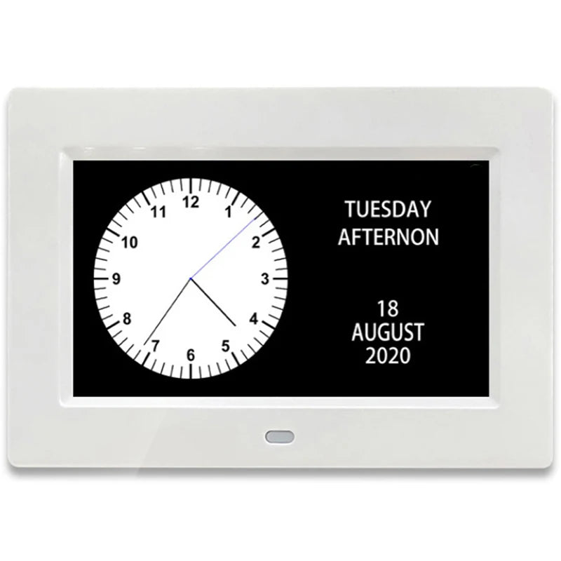 12 Alarms Digital LED Calendar Clock with Multi-Languages to Display. Medicine Time Reminder for Elder.Home Desk Wall Decoration