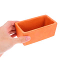Rectangular Terracotta Flower Pot 12cm Clay Planter With Drainage Hole Pottery Container For DIY Garden Plants Indoor Windowsill