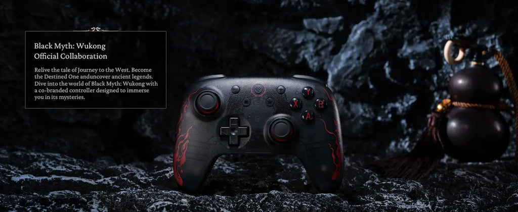 8BitDo Ultimate 2C Wireless Game Controller Wired Gamepad Black Myth WuKong with Hall Effect Joystick for Windows 10/11 Android