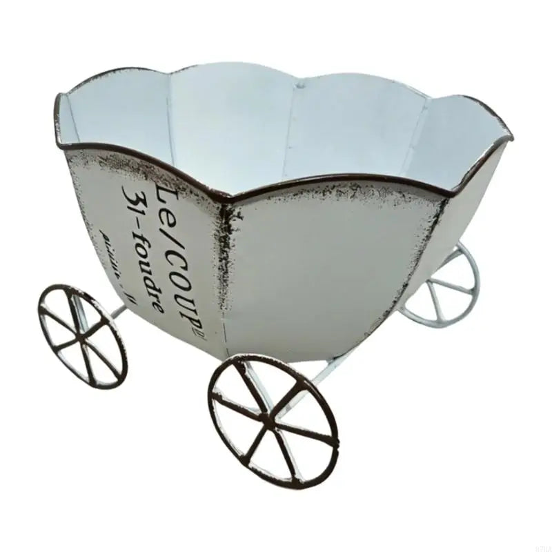 Classical Wrought Iron Creative Flower Pot Home Furnishing Outdoor Gardening Metal Flower Pot Courtyard Garden Decoration 87HA