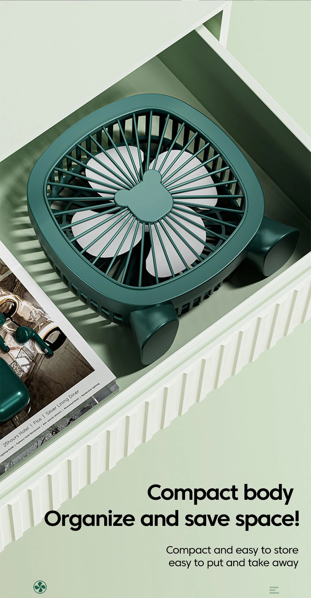 Mini Desktop Fan Portable With USB Direct Plug In Summer Gadget USB Small Fan For Home Desk Office School Outdoor Camping Travel