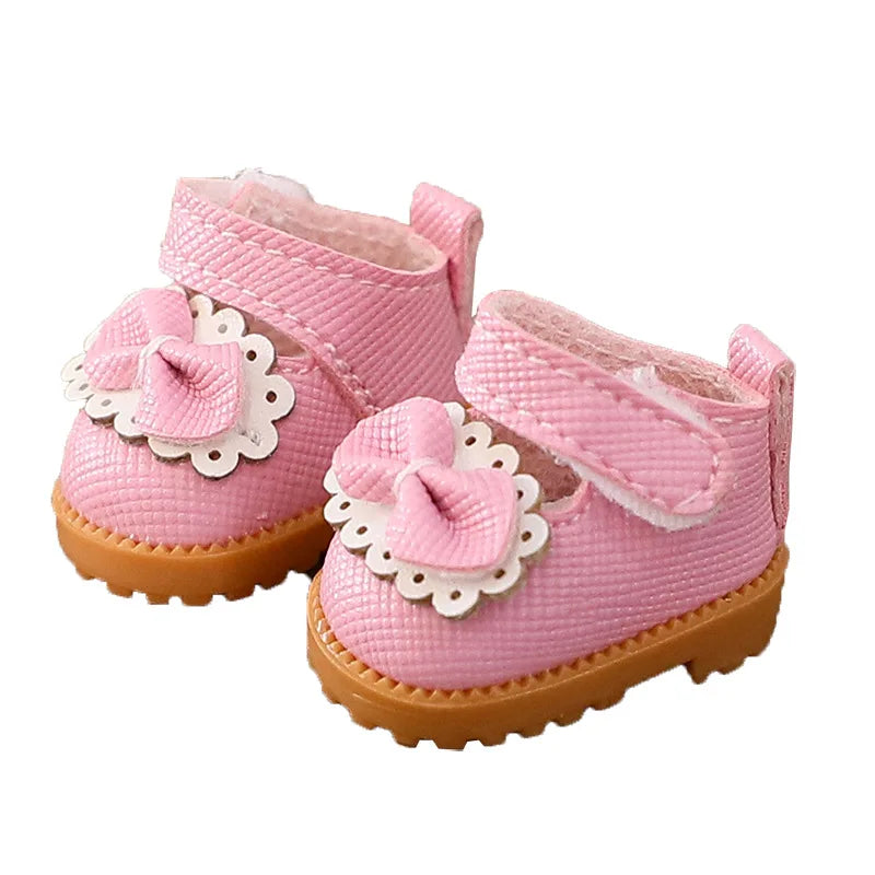 Labubu Doll Shoe Collection 17cm Plush Doll Clothing Accessories Labubu I II Idol Doll Sitting Party Accessories