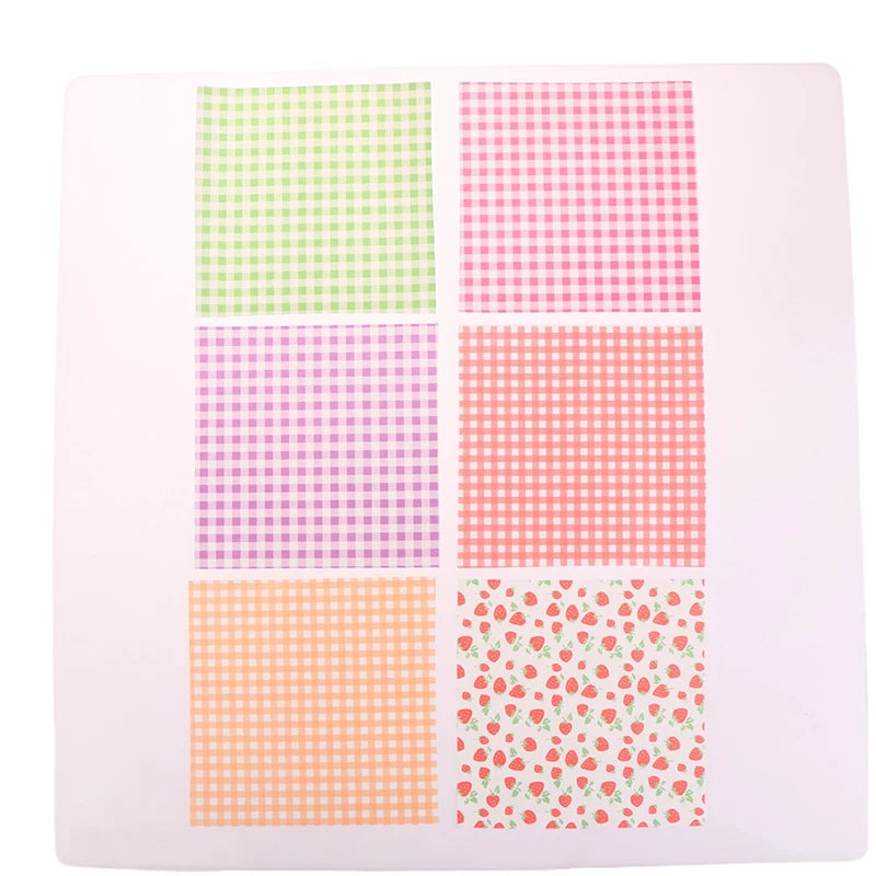 100Pcs 18cm Food Waxed Paper Oil-Proof Wax Paper Bread Sandwich Burger Fries Macarons Packaging Kitchen Baking Tool Decor Paper