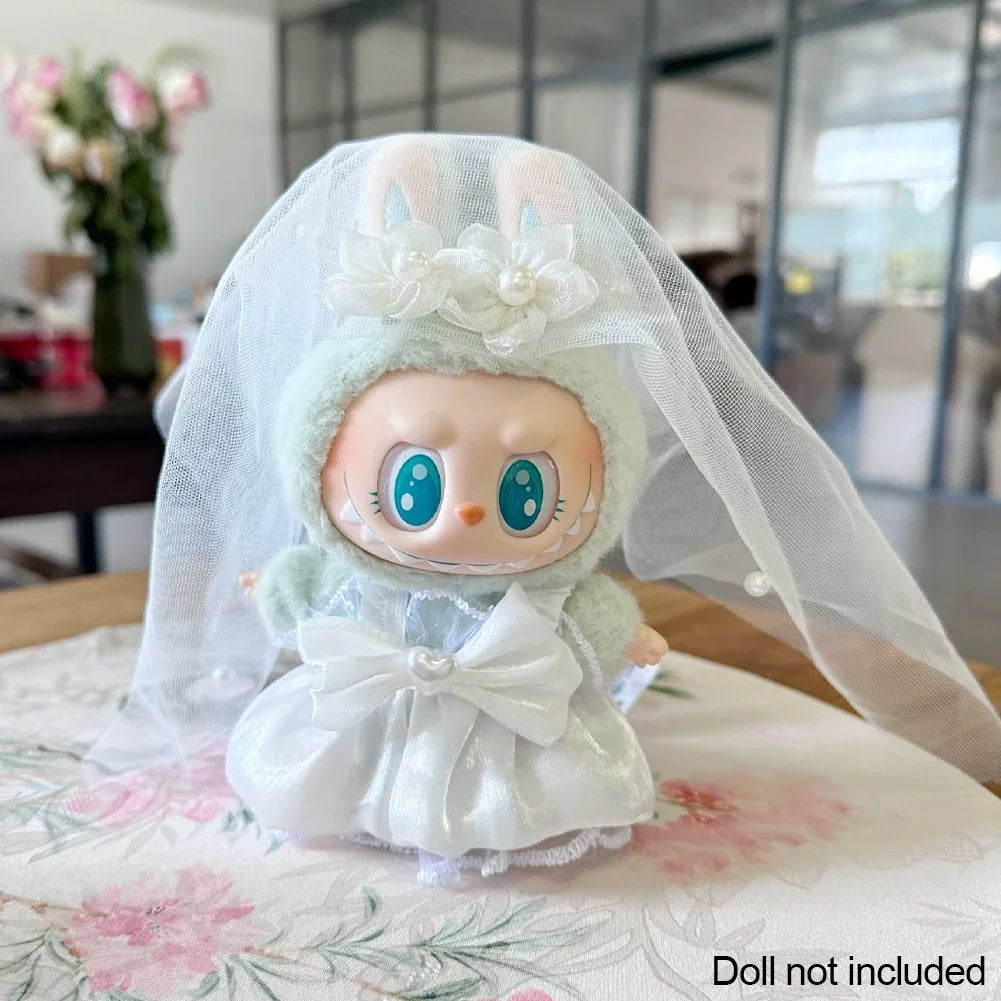 Labubu ropa Wedding Suit Wedding Dress Labubu Accessories For mini 1st and 2nd gen Labubu