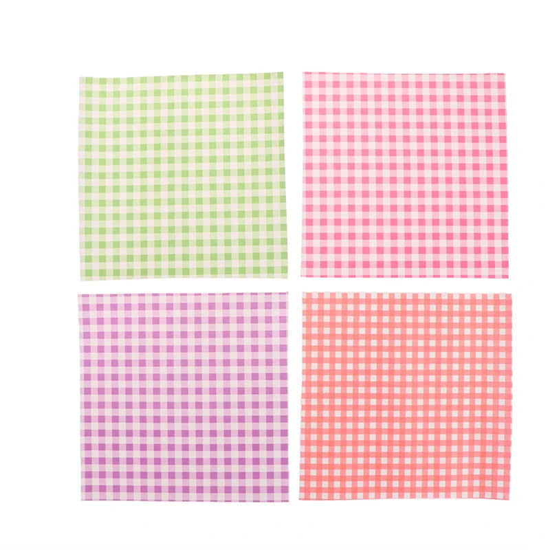 100Pcs 18cm Food Waxed Paper Oil-Proof Wax Paper Bread Sandwich Burger Fries Macarons Packaging Kitchen Baking Tool Decor Paper