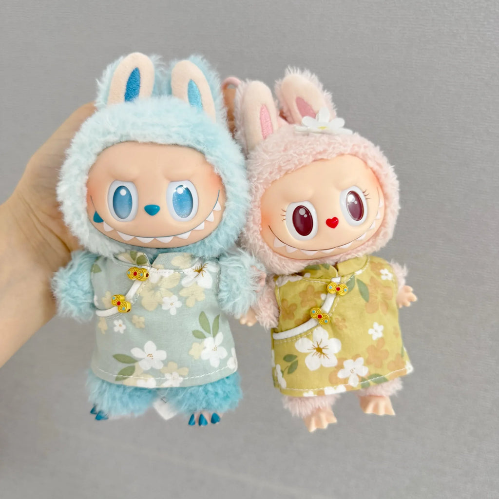 Labubu Clothing Tang Costume Traditional Chinese Garments For Labubu V3 Doll Clothes Outfit Accessories Ropa Labubu
