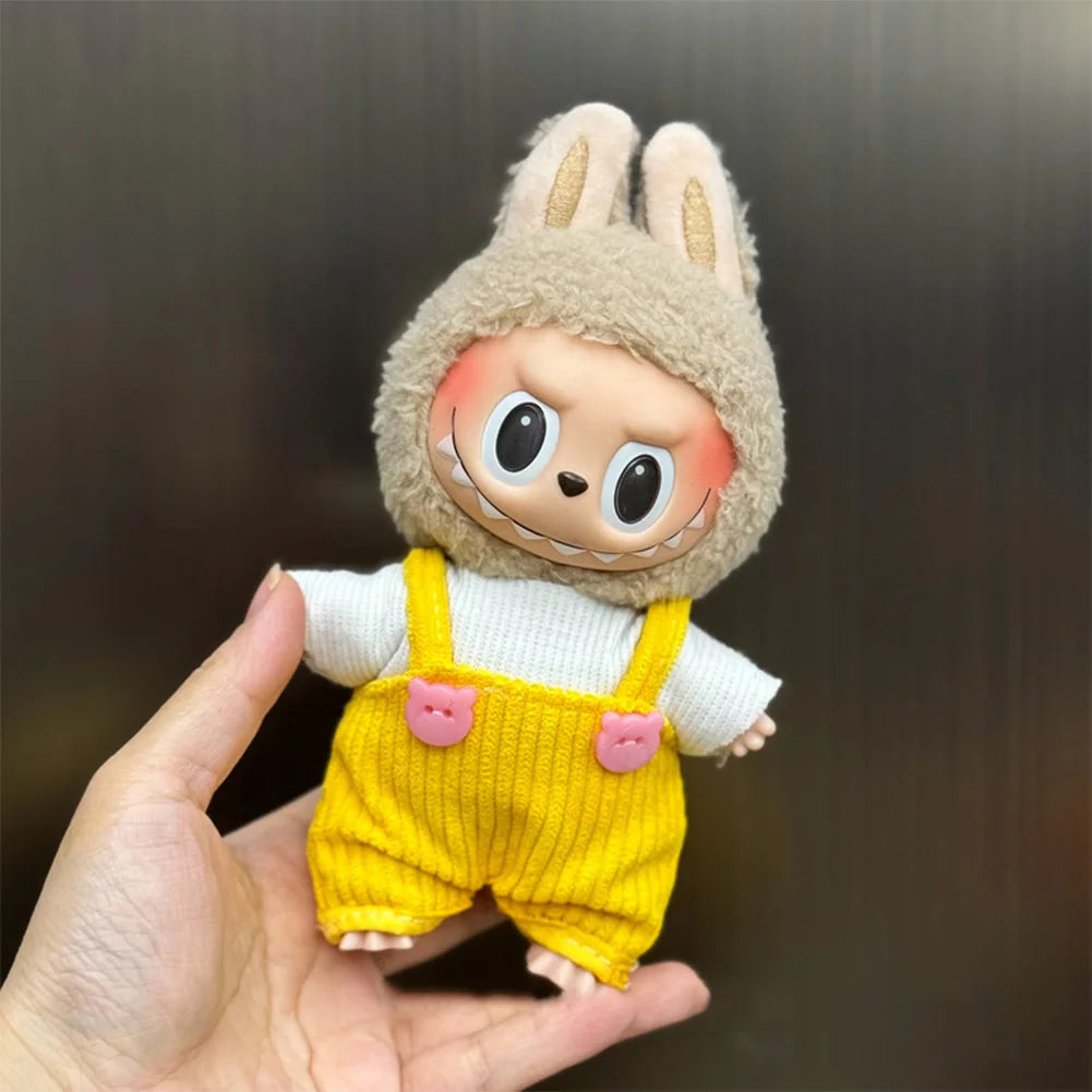 1PC Adorable Labubu Change overalls - Stylish & Comfortable Labubu-Themed Outfit Labubu Ropa Doll Accessories