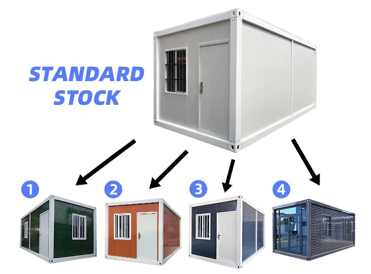 Portable House10 Feet20 Feet, Prefabricated Container House Movable Tool Room, Living Room Small Bedroom