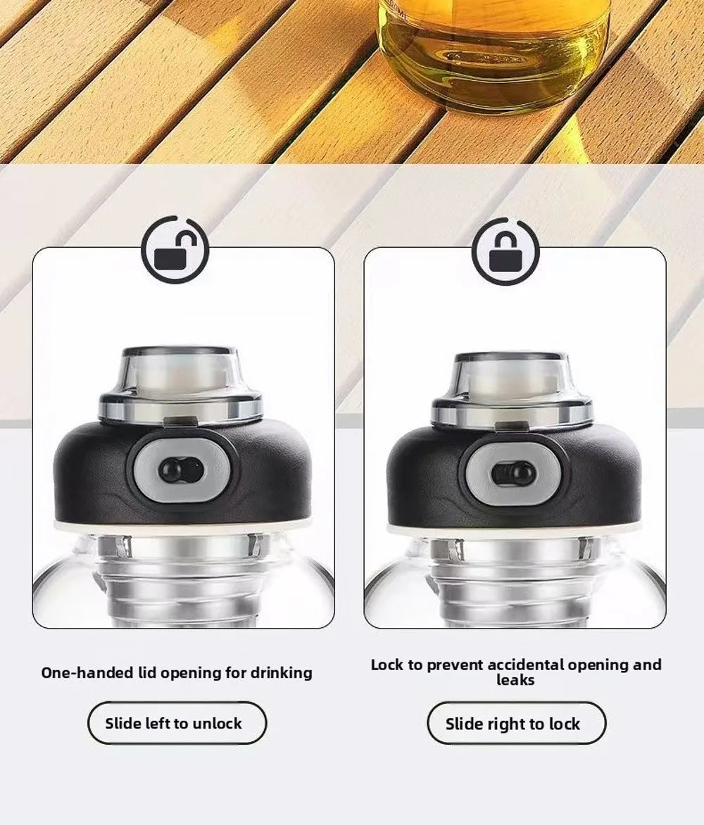 Tea Separation Glass Tea Cup Double Drinking with Handle Water Cup Large Capacity High Temperature Resistant Portable Kettle