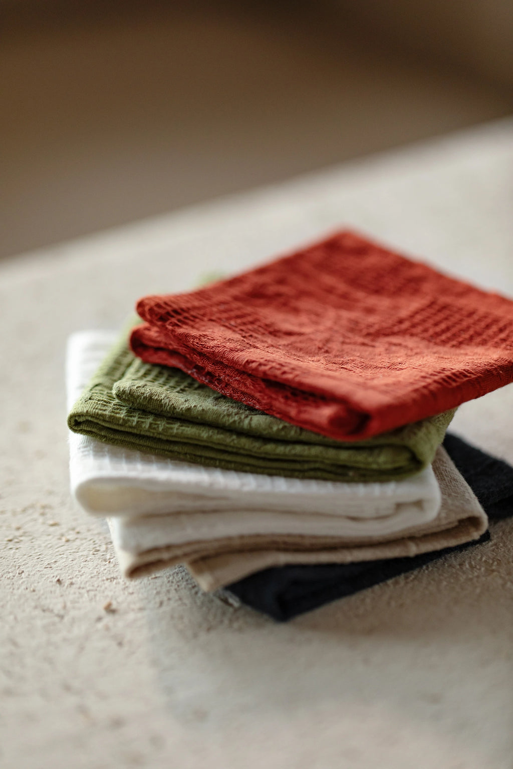 Thick Handmade Cotton Linen Tea Towel Double Sided Absorbent Tea Tablecloth Tea Set Zero Matching Tea Tray Cup Mat Pot Mat