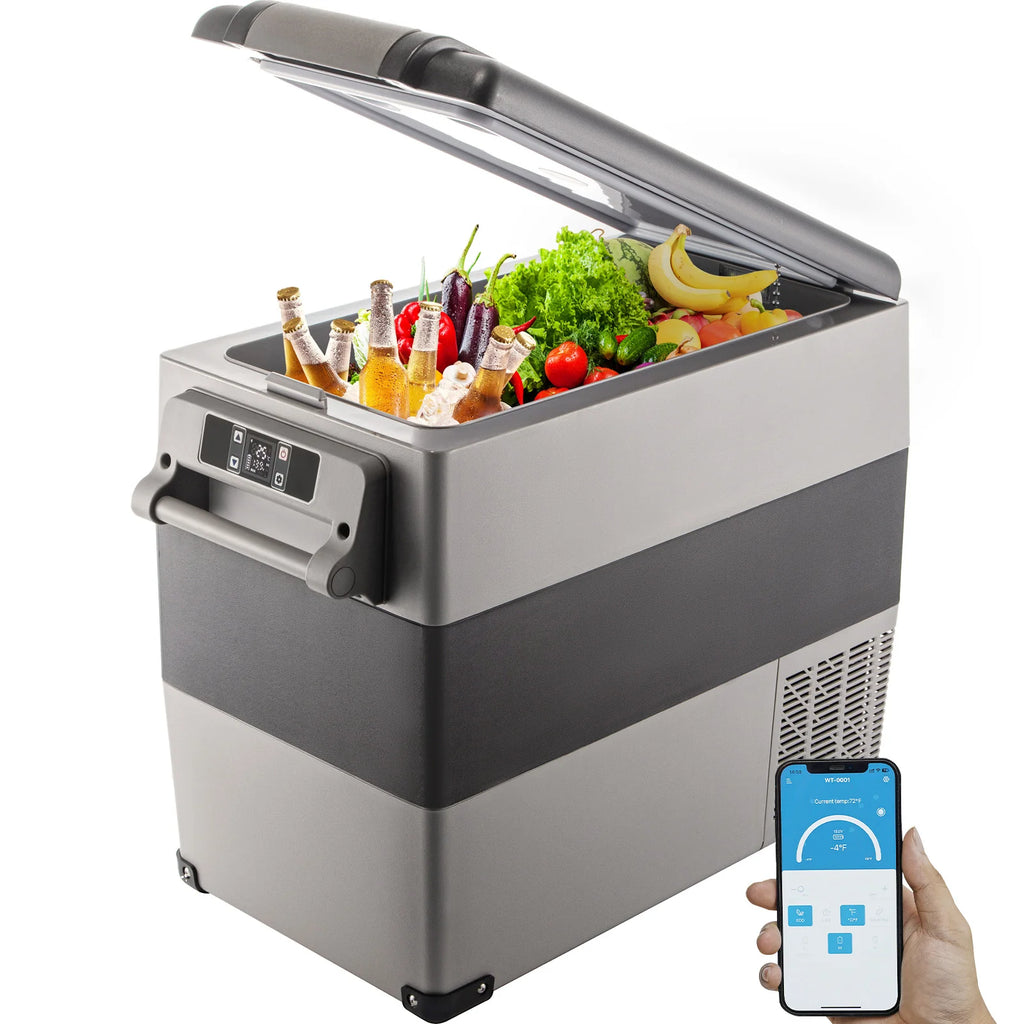 Succebuy 15L 20L 22L 30L 45L 55L Portable Car Cooler Refrigerator Electric Compressor 12V/24V DC 110-240V AC Freezer for Home