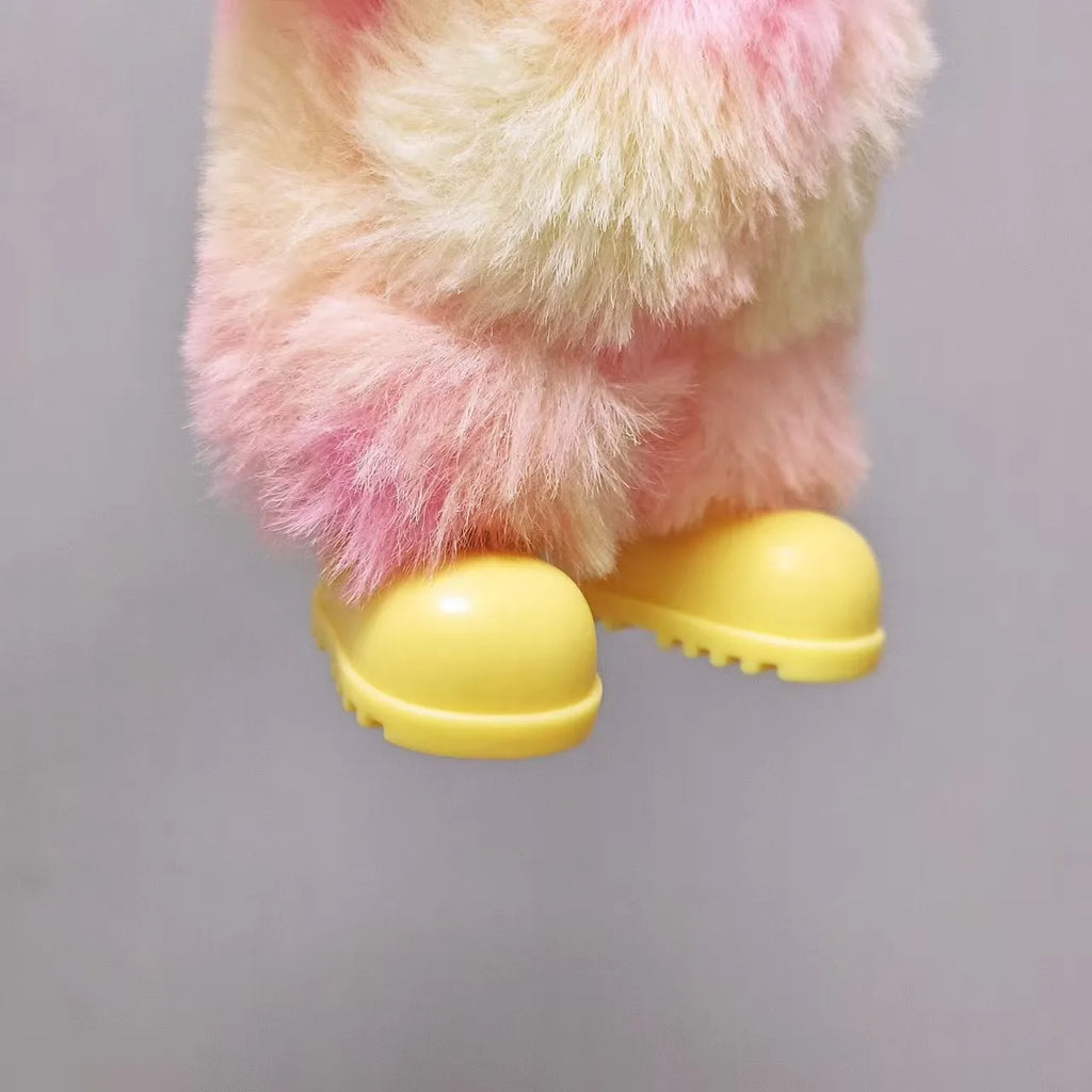 For Labubu Pink Shoes, Labubu Accessories 15cm - 17cm Labubu Universal Shoes, Dolls, Mini Sandals