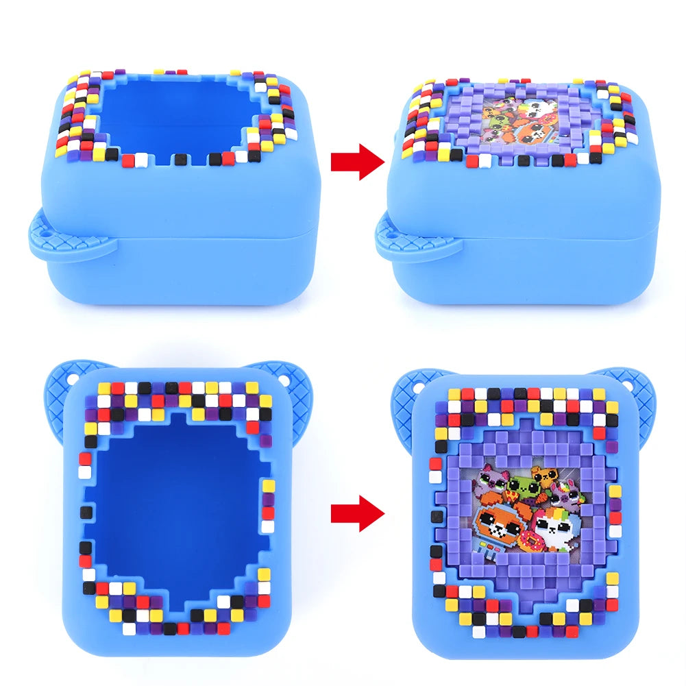 For Bitzee Disneys Digital Pet Protective Case With Lanyard Washable Silicone Cover Case Anti-Scratch Protective Skin Sleeve