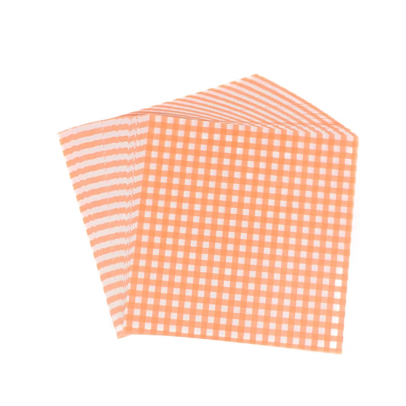 100Pcs 18cm Food Waxed Paper Oil-Proof Wax Paper Bread Sandwich Burger Fries Macarons Packaging Kitchen Baking Tool Decor Paper