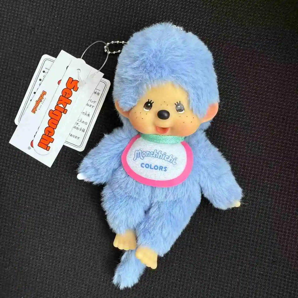 2025 Original 13cm Monchichi Cute And Fun Colorful Hair Basic Classic Pendant Model Toy Soft Children Adult Birthday Kid Gifts