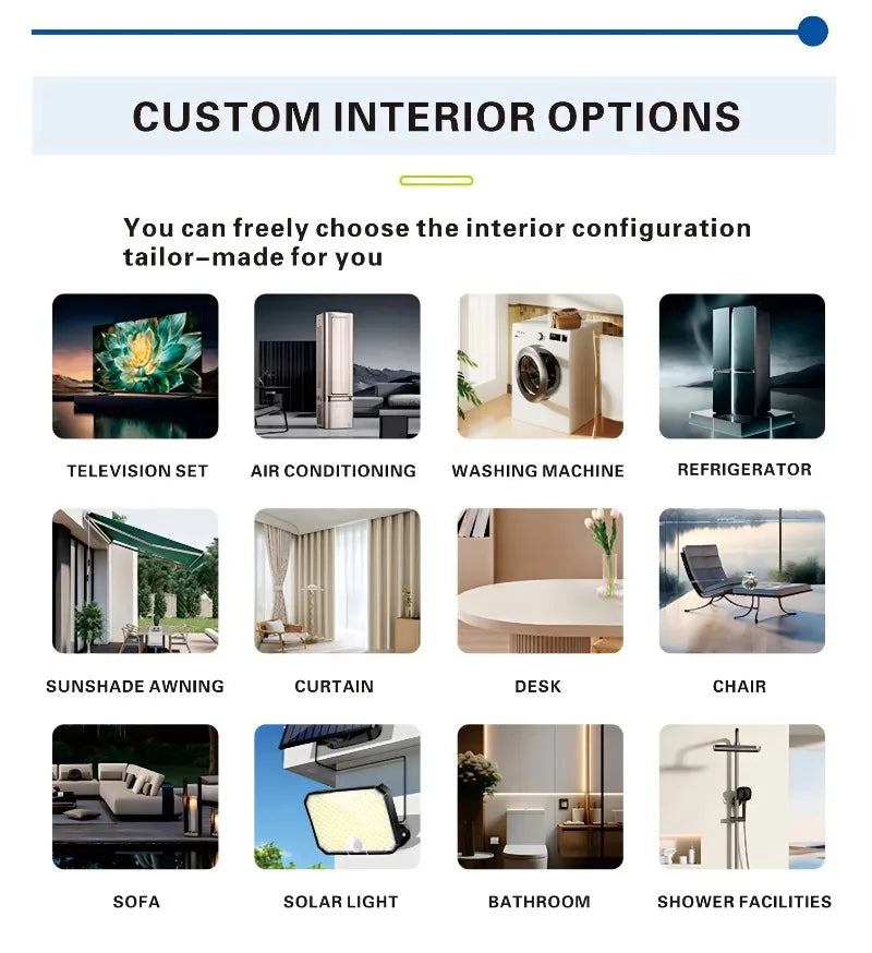 Customized Tiny House Capsule Prefab Modular Luxury Design Panoramic Window Ventilation System Smart Control