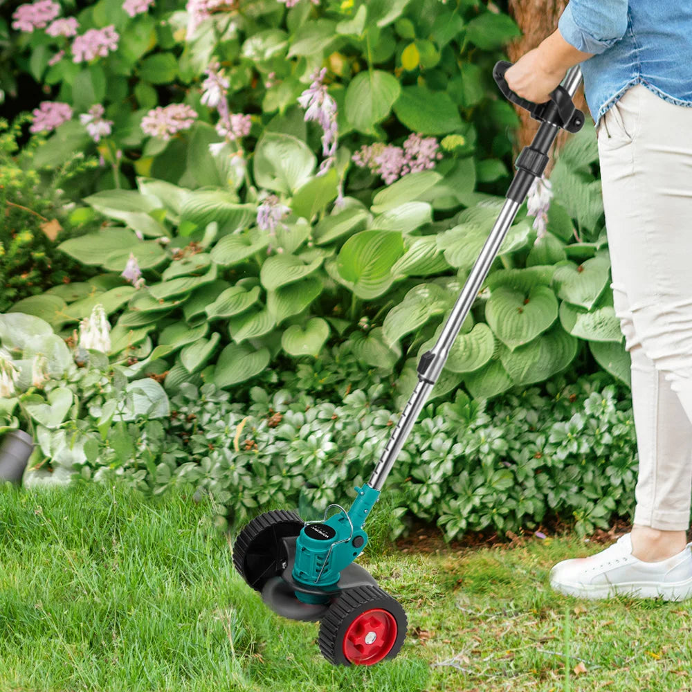 Cordless Electric Lawn Mower Foldable Adjustable Trimmer Efficient Garden Pruning Cutting Power Tools For Makita 18V Battery Pin