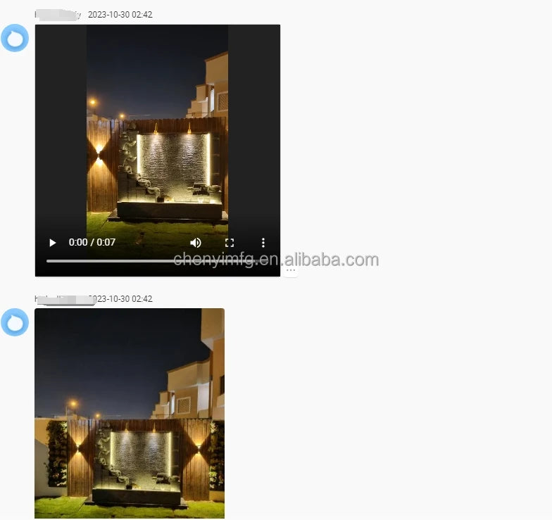 2 Meters Outdoor Water Fountain Yard Garden Villa Decoration Large Fountain Waterfall Concrete Fountains Zen Water Flows