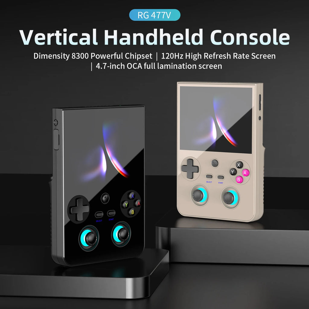 Anbernic RG477V Handheld Game Console 4.7" LTPS In-Cell Android 14 DSP Sound Effect Video Player Support AI RixelHK 1080p-DP Out