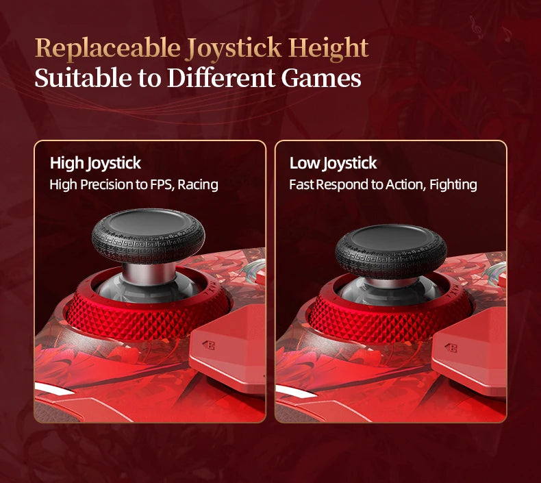 BEITONG Wuthering Waves Gamepads Phrolova/Cartethyia Ver KP40D Elite Controller Hall/Micro Vibration Trigger Force TMR Joystick