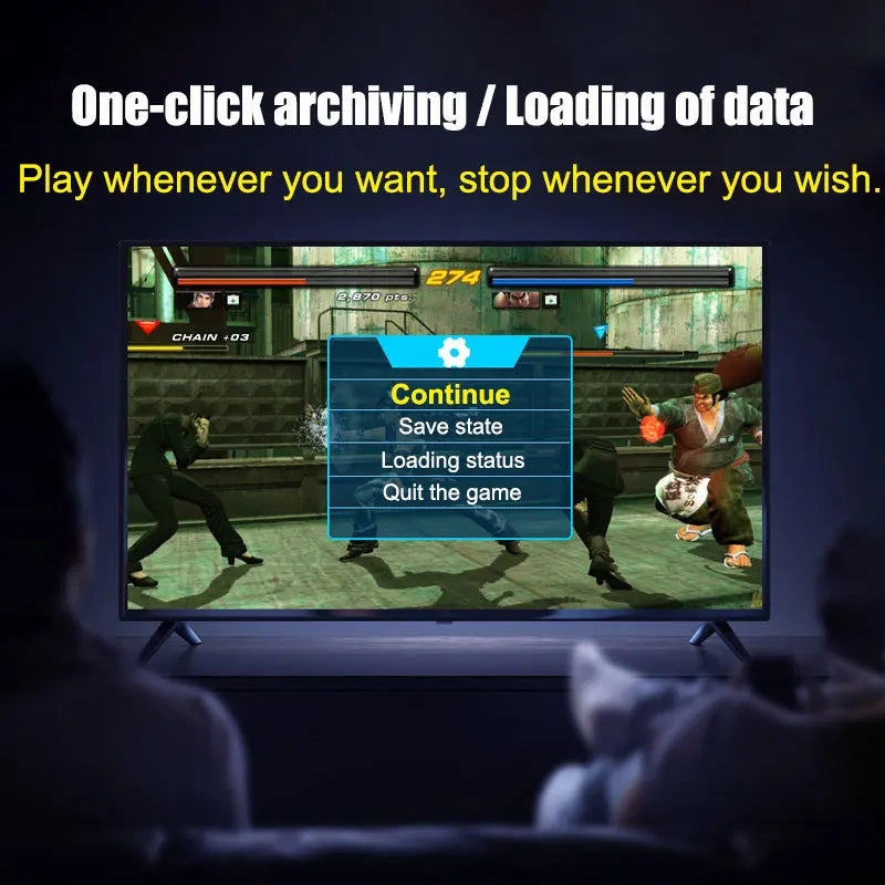70000 Games G5 Pro 4K HD Game Console 60 Emulators for PSP N64 NGC PS2 Plug on TV Wireless Controller Home TV 4Players Kids Gift